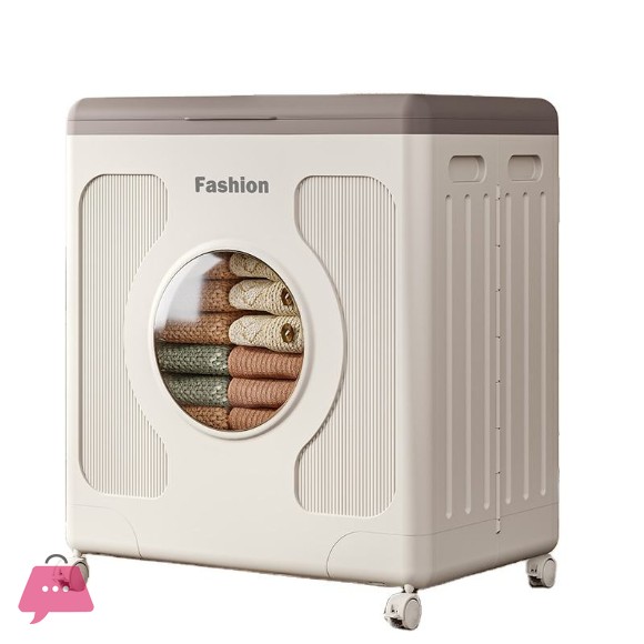 Collapsible Blanket Closet Organizers and Storage Box with Wheels