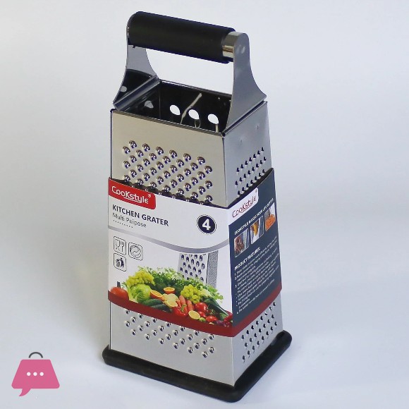 Cook Style 4 Way Stainless Steel Multi Puipose Grater Anti-Slip Base