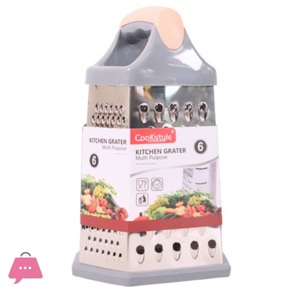 Cook Style Pyramid Shape 4 Way Multi-Function Stainless Steel Kitchen Grater