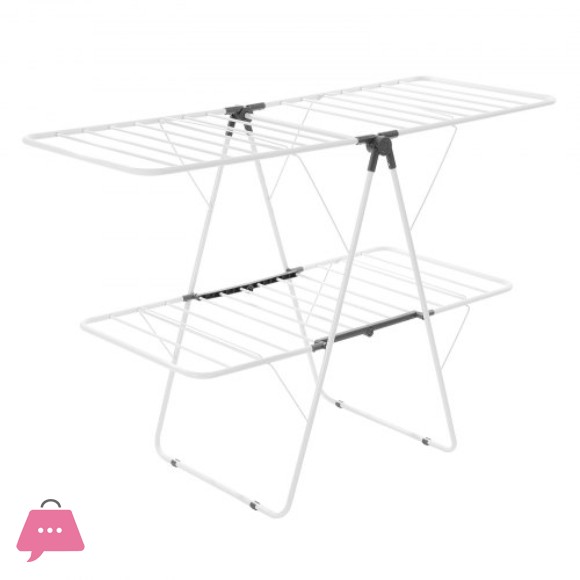 Danny Home 2-Tier Foldable Clothes Dryer Rack