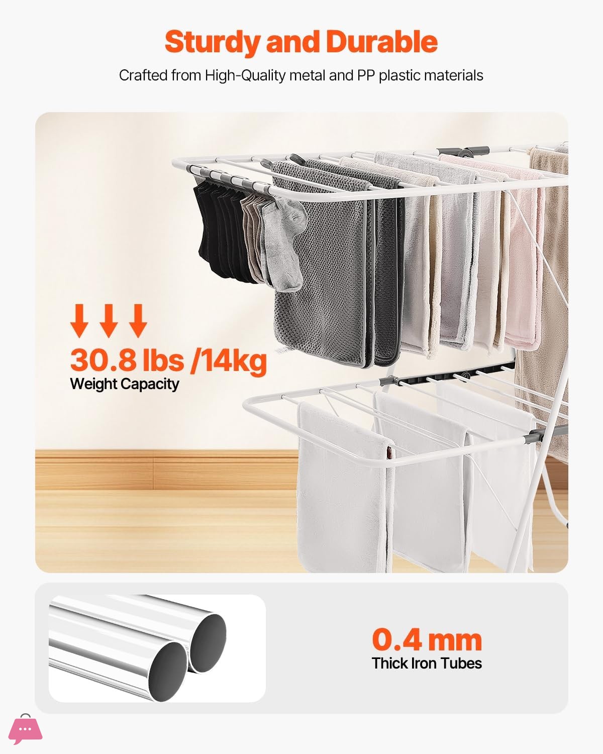 danny-home-2-tier-foldable-clothes-dryer-rack
