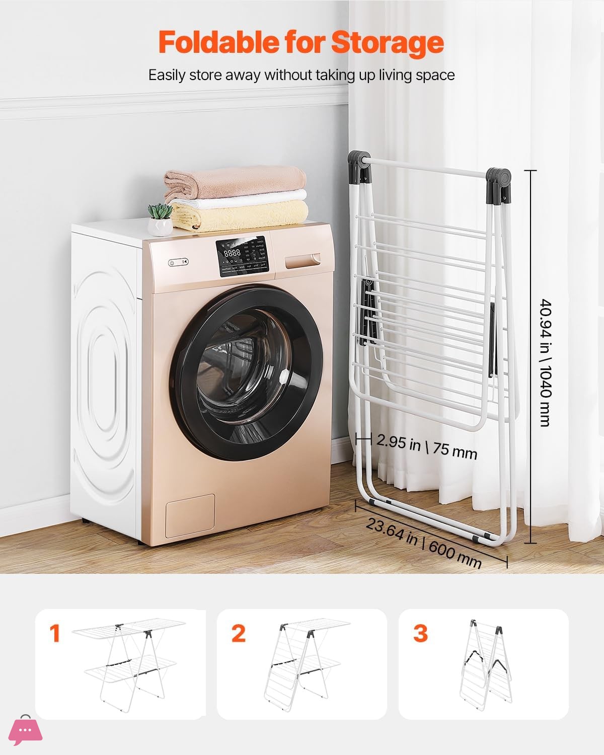 danny-home-2-tier-foldable-clothes-dryer-rack