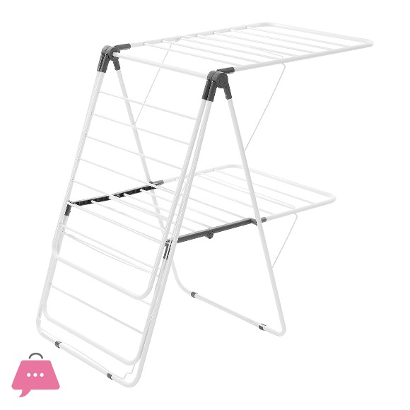 Danny Home 2-Tier Foldable Clothes Dryer Rack