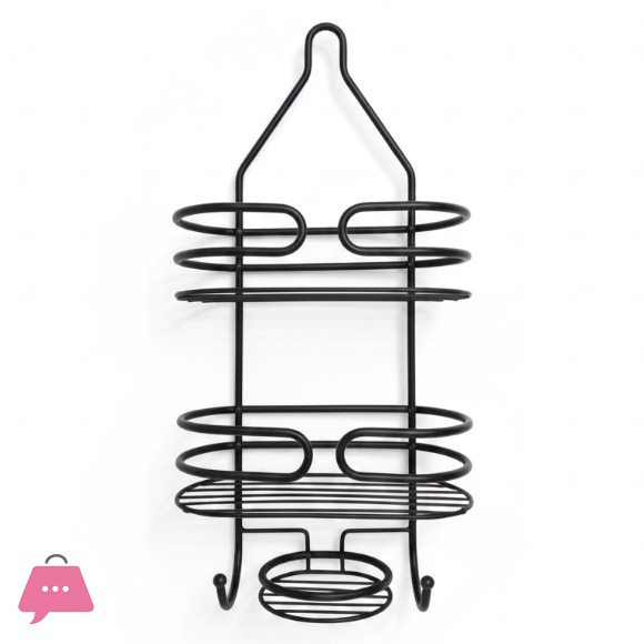 Danny Home 2-Tier Hanging Shower Caddy with a Soap Dish