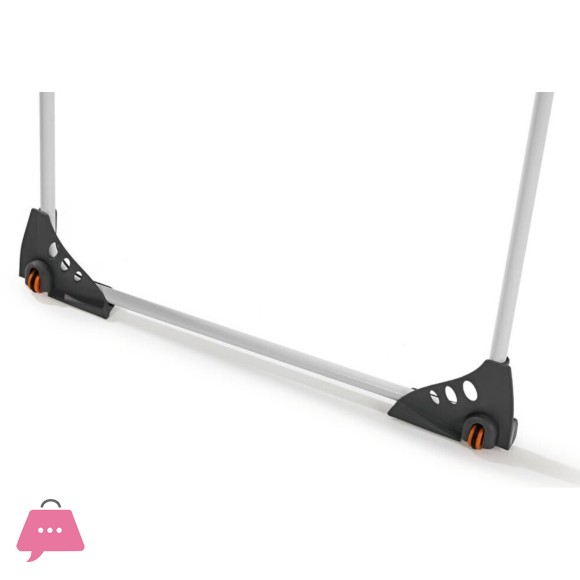 Danny Home XXL Telescopic Clothes Drying Stnad Extendable up to 260 cm, with Wheels