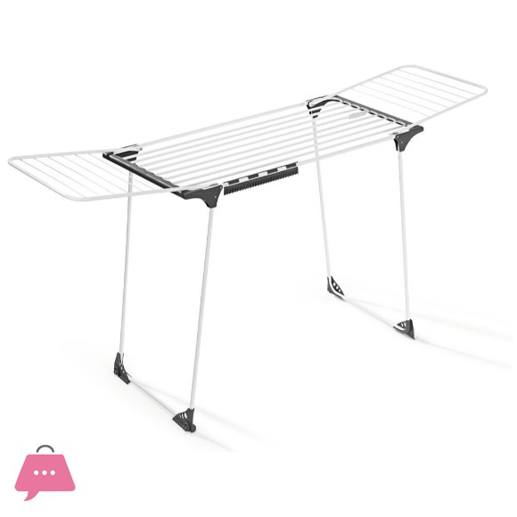 Danny Home XXL Telescopic Clothes Drying Stnad Extendable up to 260 cm, with Wheels