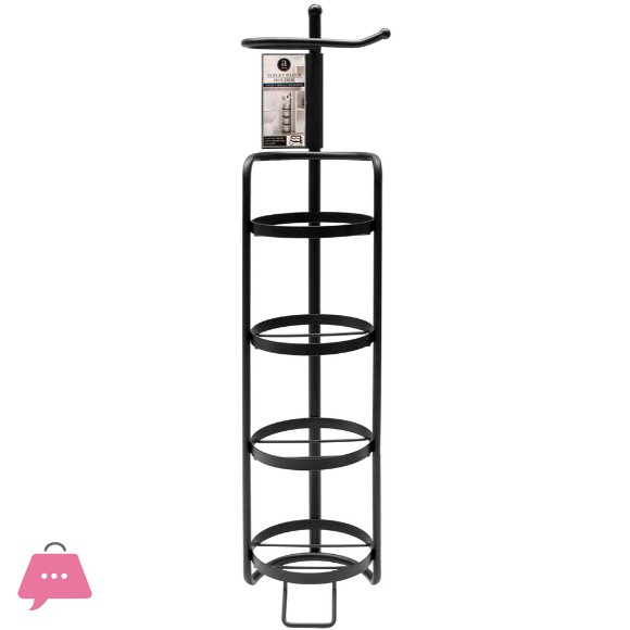 Danny Home Modern Metal Freestanding Toilet Paper Roll Holder