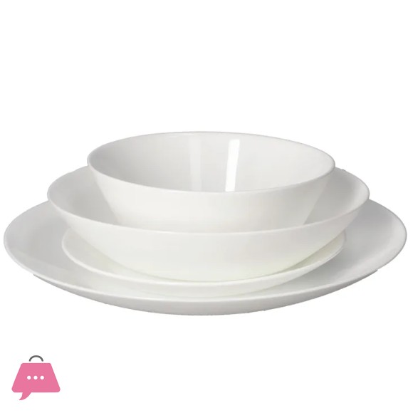 Danny Home Opal Glass Dinnerware Set 24Pcs