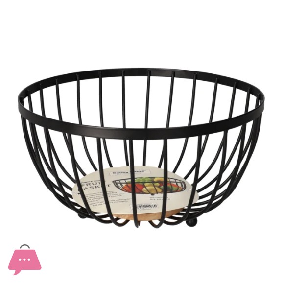Danny Home Stainless Steel Fruit Basket 25cm