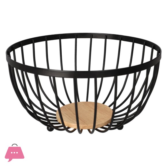 Danny Home Stainless Steel Fruit Basket 25cm