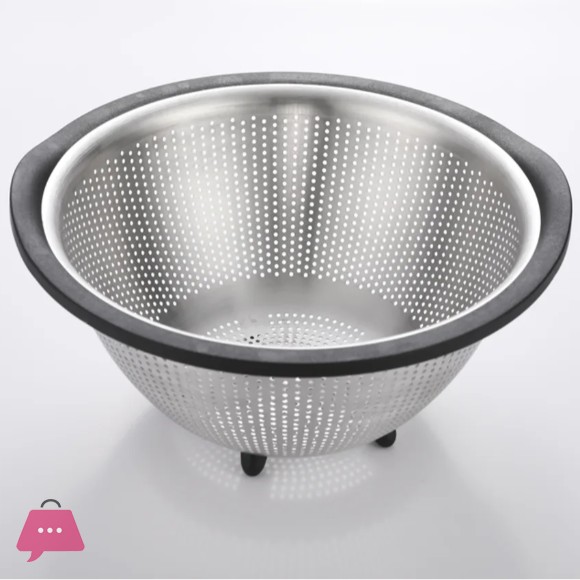 Danny Home Stainless Steel Punching Hole Colander Basket