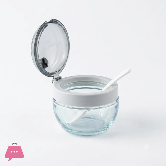 Durable Glass Sugar Pot