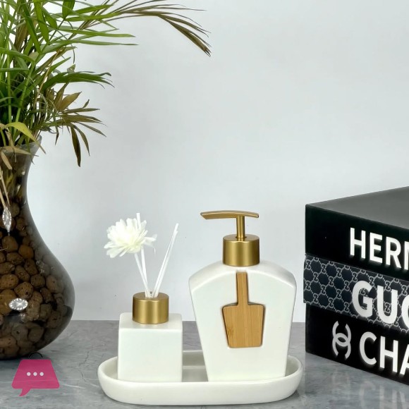 Elegant Bathroom Accessory Set