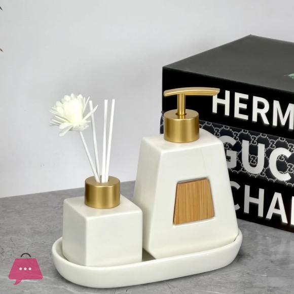 Elegant Bathroom Accessory Set