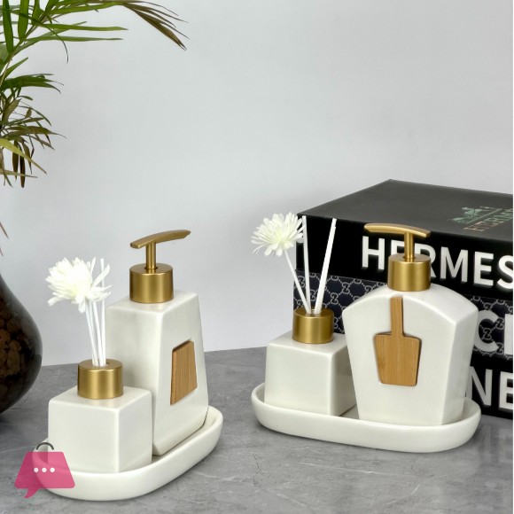 Elegant Bathroom Accessory Set