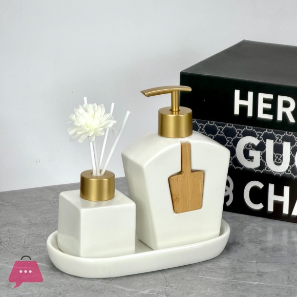 Elegant Bathroom Accessory Set