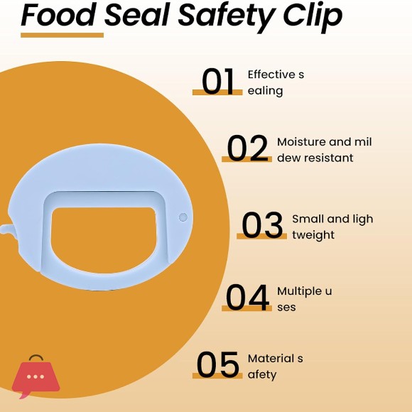 Ergonomic Food Bag Clip