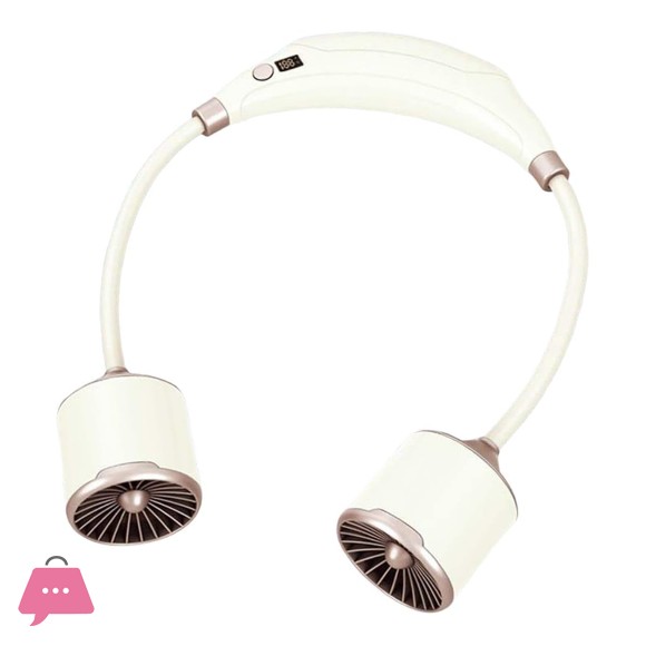 Generic Neck Hanging Fan, Flexible Wearable Personal Fan for Hiking Sports