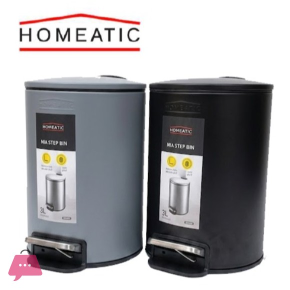 Homeatic Stainless Steel Hydraulic Padel Dustbin