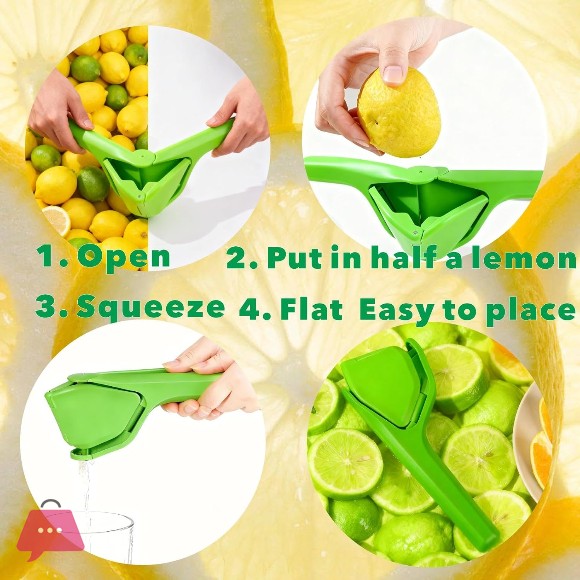 Lemon & Lime Squeezer Heavy Duty Citrus Juicer with Leverage Design Non-Slip Hand Press Juicer for Lemons