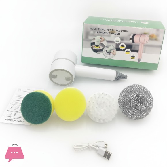 MAGIC BRUSH 5in1 Cleaning Brush Bathroom Toilet Tub Household Kitchen