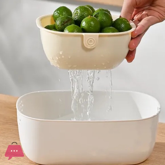 Multi-Purpose Drain Basket Kitchen Washing Straining Basket