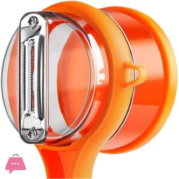 Multifunctional Vegetable Peeler with Container – Double-Sided Stainless Steel Peeler for Fruits & Vegetables