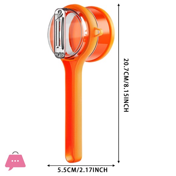 Multifunctional Vegetable Peeler with Container – Double-Sided Stainless Steel Peeler for Fruits & Vegetables
