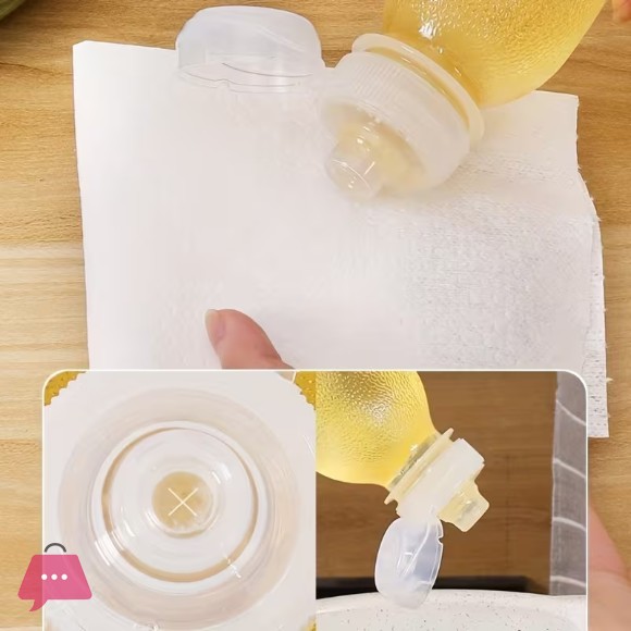 Oil Bottle Plastic Condiment Squeeze Bottles With Squeeze Top Multifunctional Sauce Bottles 500ML