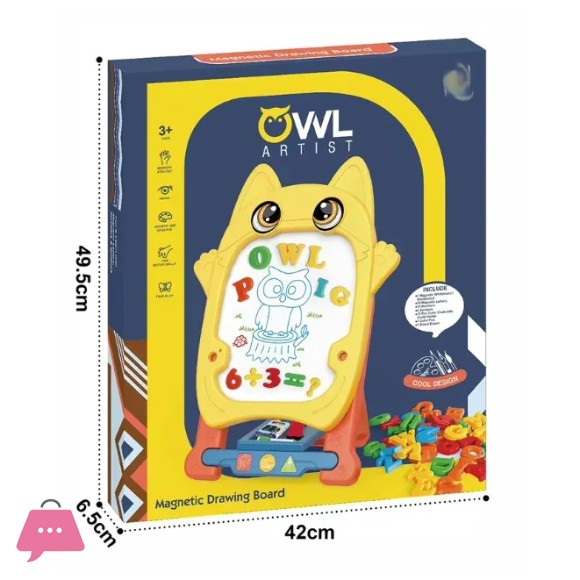 Owl Magnetic Drawing Board