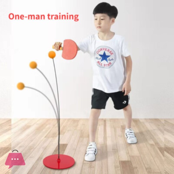 Ping Pong Table Tennis Practice Set with 3 Balls and 2 Paddles