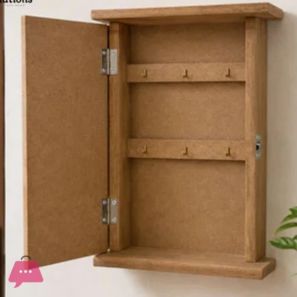 Rustic Home Wooden Key Holder Box