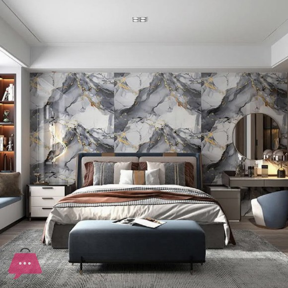 Premium Self-Adhesive Marble Wall Stickers 0.6 x 3 Meter