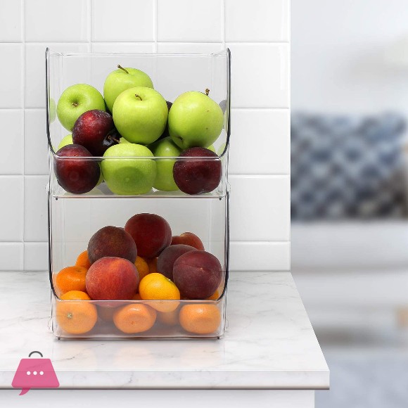 Stackable Fridge Storage Basket