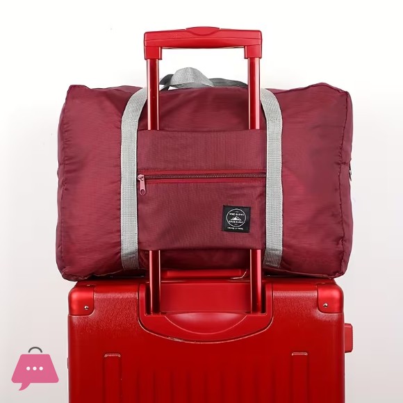 Foldable Large Capacity Duffle Bag Portable Non-Woven Travel Luggage Bag 1pc