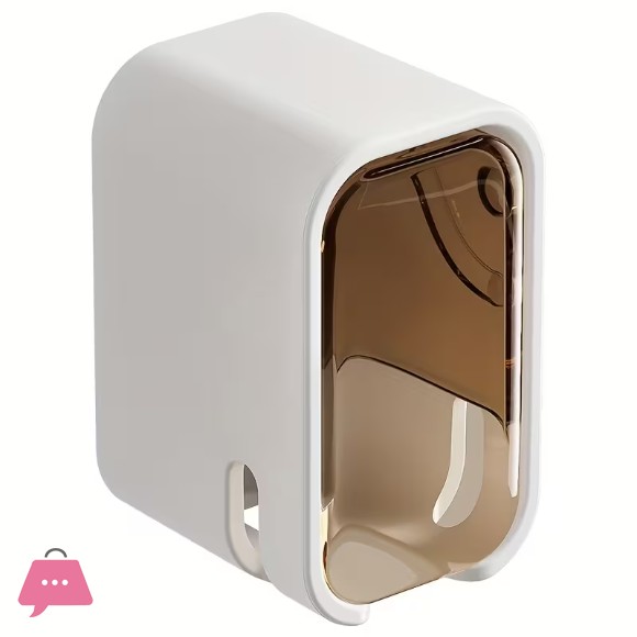 Wall-Mounted Toothbrush Holder 1pc No Drilling