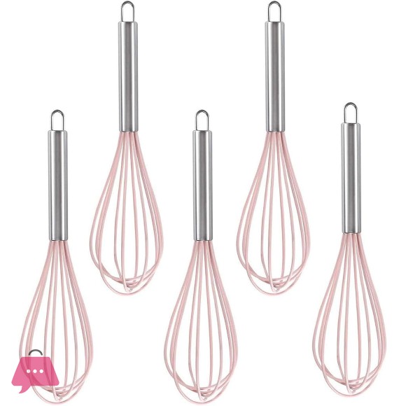 Whisks Silicone Wire for Silicone Whisks Non Scratch Stainless Steel Egg Beater Whisk