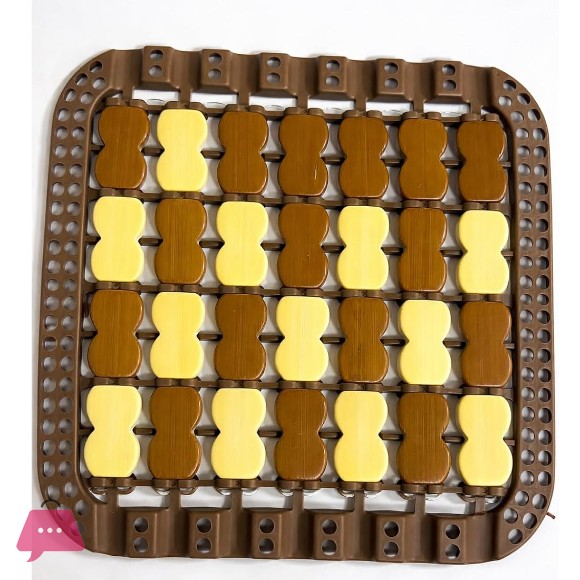 Wooden Square Coasters & Pot Mat Collection Heat Resistant Trivet for Kitchen and Dining Table 6Pcs