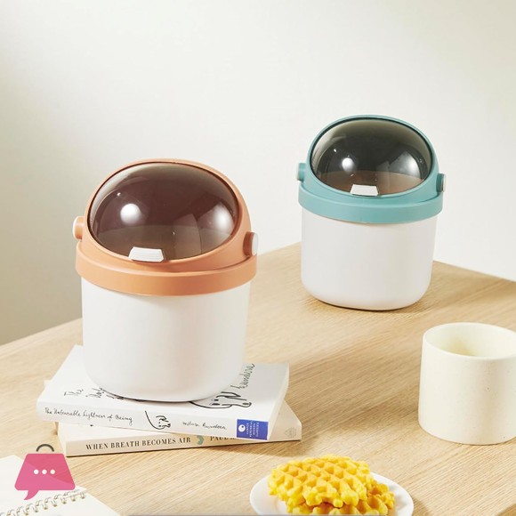 1Pc Desk Dustbin Waste Bin Garbage Trash can for Car Office and Study Table