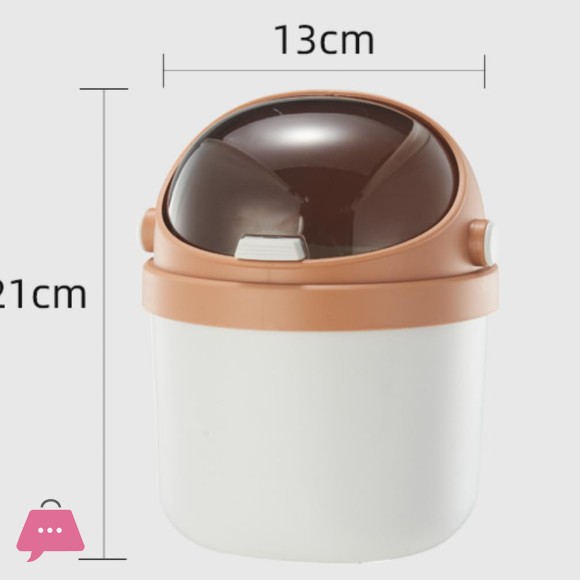 1Pc Desk Dustbin Waste Bin Garbage Trash can for Car Office and Study Table