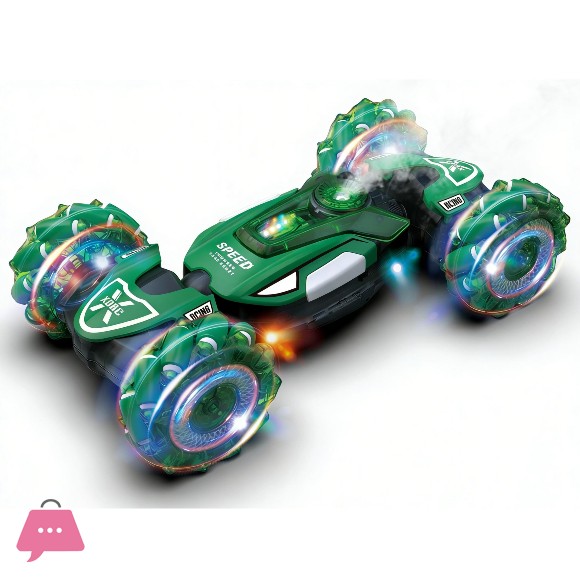 2.4Ghz Double Sided Rotating RC Stunt Car Toys Vehicle Remote Control Gesture Sensor Cars With Spray and Light
