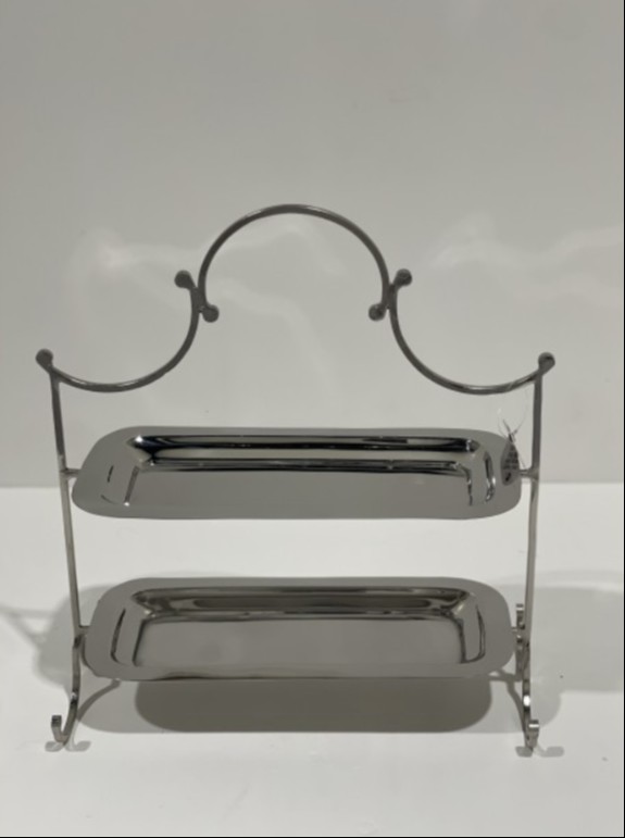 2-layer-dessert-display-stand-matt-dark-finish-–-25cm-×-28cm