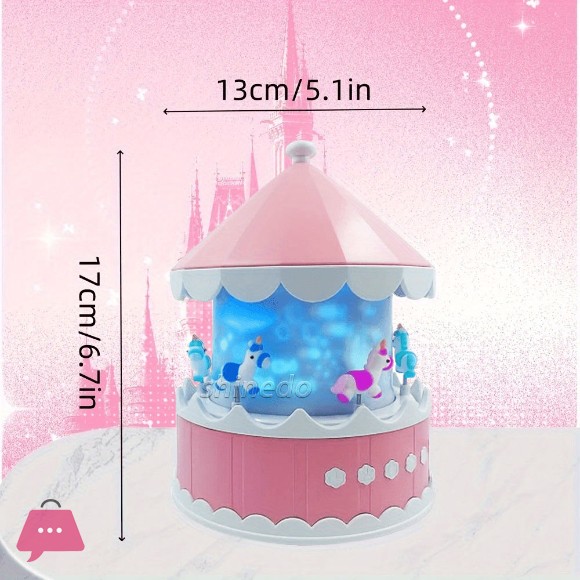 21 Film Projector Night Light Music Baby Kids Usb Rechargeable 360 Rotatable Sleep Carousel Star Galaxy Projector Lamp for Gift