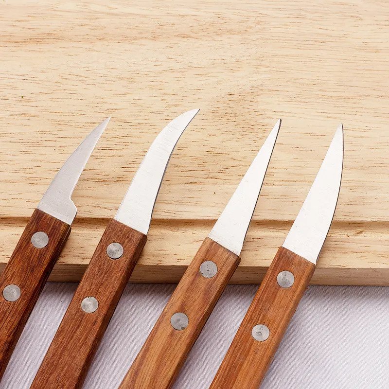 Mini Wooden Carving Cutter Set Fruit and Vegetable Caving Tools