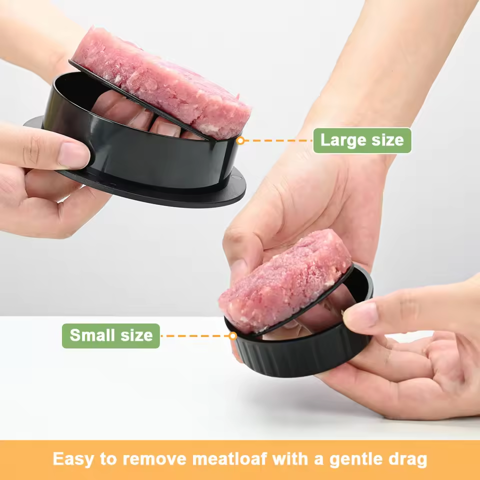 Hamburger Meat Press Maker Round Shape Non-Stick Stuffed Burger Patties ABS Beef Press Mould