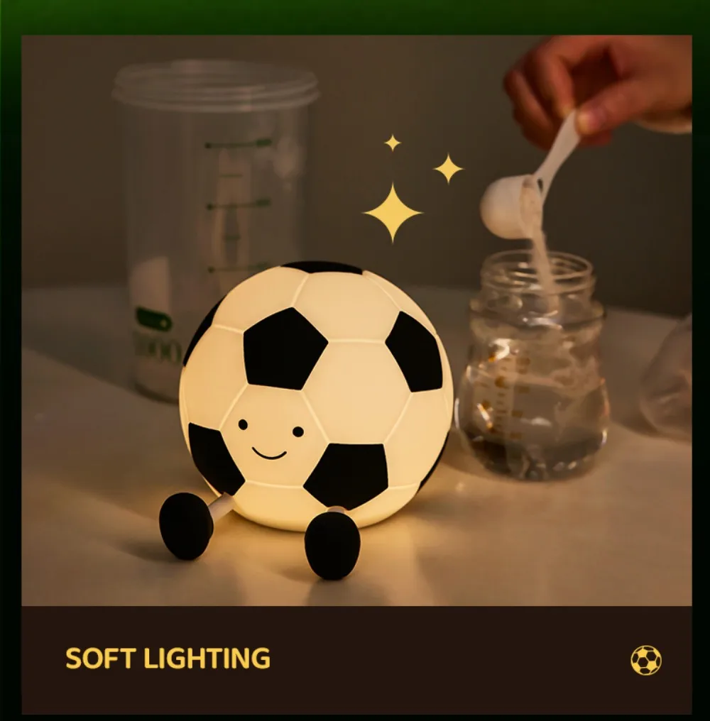 Novelty Football Silicone Night Light