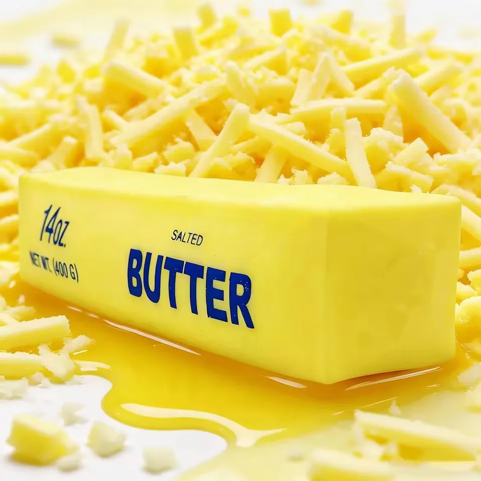 Squishy Realistic Butter Stick 14oz - 400G Soft Squeeze Unisex 14 Years & up Butter-Shaped 1Pcs