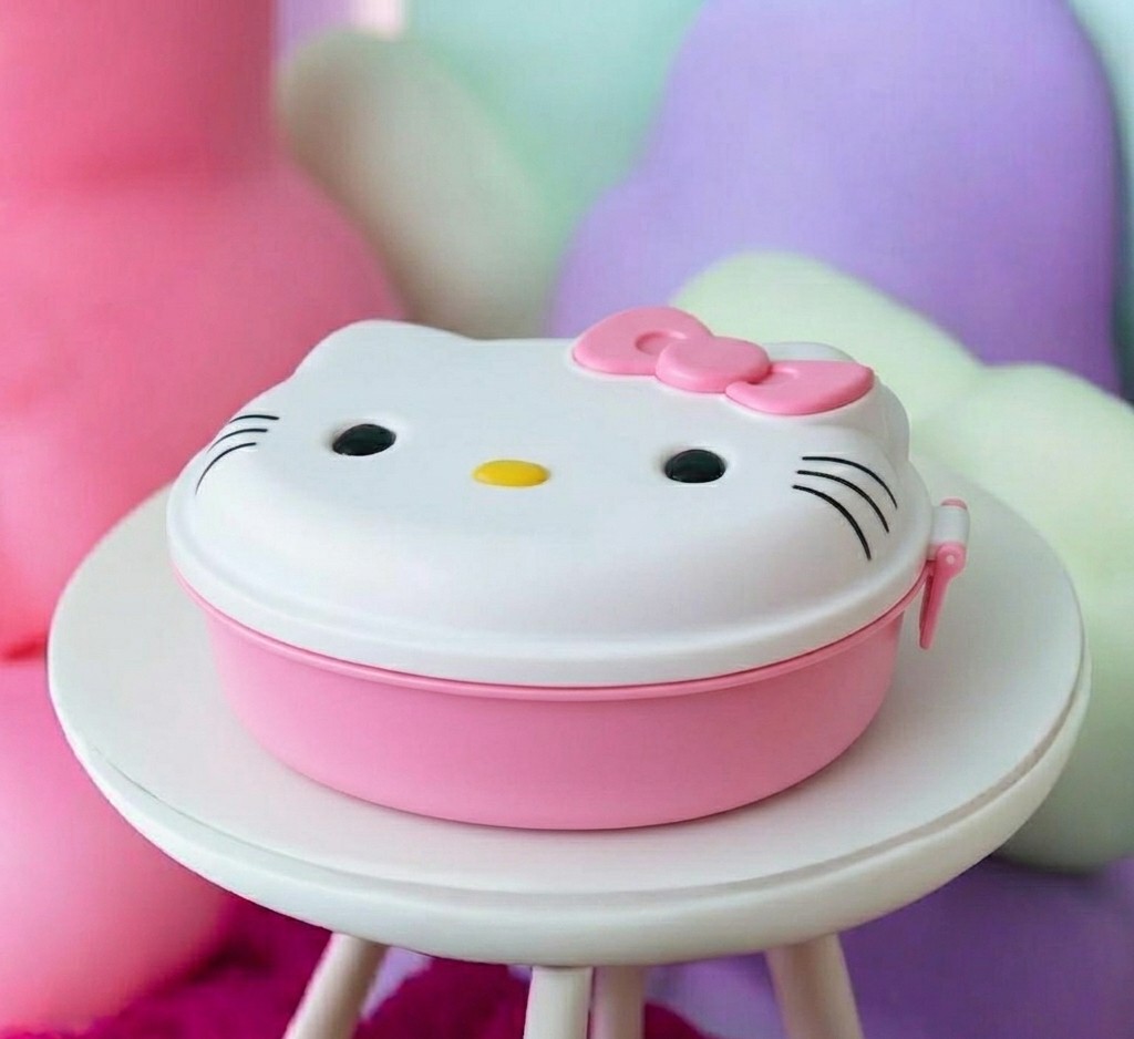 Hello Kitty 3D Lunch Box for Girls 1200ML Kids Lunch Box
