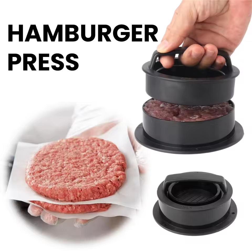 Hamburger Meat Press Maker Round Shape Non-Stick Stuffed Burger Patties ABS Beef Press Mould