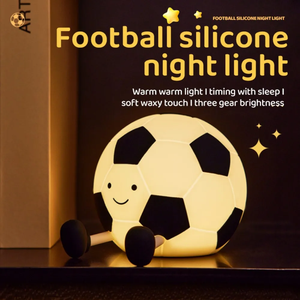 Novelty Football Silicone Night Light